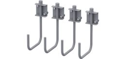 Hook - Swivel "J" - 4 Pack