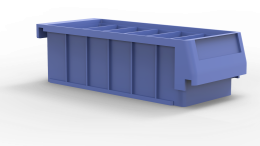 Small Parts Shelf Bin - 5" Plastic