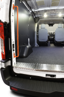 Threshold - Aluminum Diamond Plate Side and Rear Door - Transit