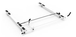 Clamp & Lock HD Aluminum Ladder Rack - Low Roof Transit & NV, GM