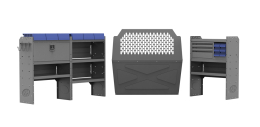 Electrical Contractor 43" H Shelves - Transit Connect