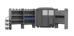 HVAC 60" H Shelves - ProMaster 118" &  136" WB Low/High Roof