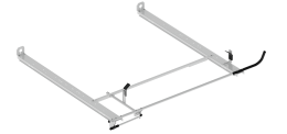 Clamp & Lock HD Aluminum Ladder Rack - Low Roof Transit & NV, GM, Metris