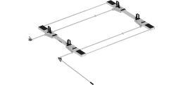 Drop Down HD Aluminum Ladder Rack - Double - Preassembled - Sprinter & ProMaster