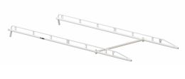 The Pro Rack Side Channels - 8' Bed, Crew Cab/9' Bed, Ext Cab/11' Bed, Reg Cab - White