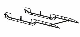 The Pro Rack Side Channels - Forklift Loadable - 8' Bed, Ext Cab