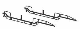 The Pro Rack Side Channels - Forklift Loadable - 8' Bed, Reg Cab